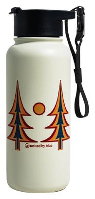 United By Blue Insulated Steel Bottle Trippy Trees 946 ml