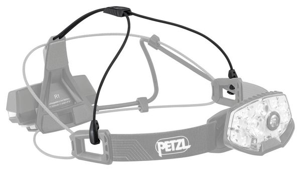 Linterna frontal negra de 1500 lúmenes Petzl Nao Reactive Lighting