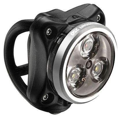  Lezyne LED Zecto Drive Front Light 250 Lumens Black Silver