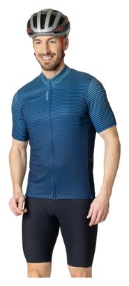 Odlo Essential Turquoise / Blue Short Sleeve Zip Jersey