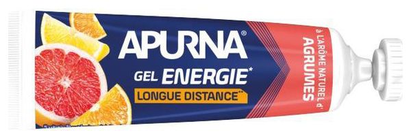 Apurna Gel Energético Larga Distancia Cítricos 35g