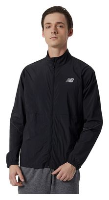 Windjacke New Balance Impact Run Packable Schwarz