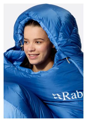 Sacco a pelo RAB Ascent -18 °C blu da donna