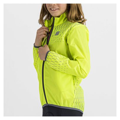 Sportful Kid Reflex Jacket Fluorescerend geel