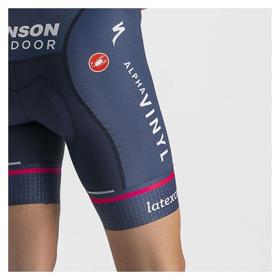 Cuissard Castelli Competizione Femme Bleu/Blanc