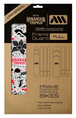 All Mountain Style Full Frame Protection Kit Stranger Things UpsideDown Black / Red