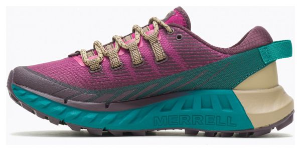 Chaussures de Trail Femme Merrell Agility Peak 4 Rose