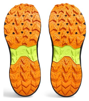 Chaussures Trail Asics Pre Venture 9 GS Noir Orange Enfant