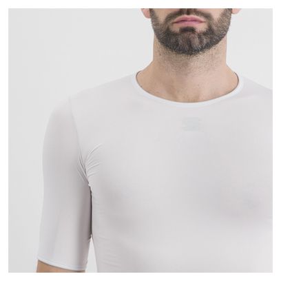 Baselayer Manches Courtes Sportful Midweight Blanc