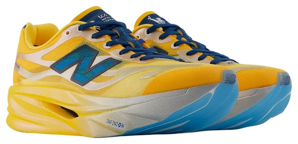 Chaussures Running New Balance TCS NYC Marathon SuperComp Elite v6 Jaune/Bleu Femme