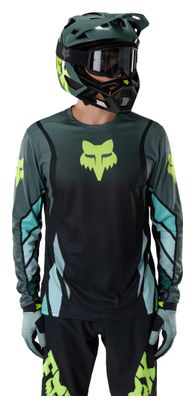 Maglia a maniche lunghe Fox Ranger Foundry verde da uomo