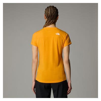 Camiseta de manga corta para mujer The North Face Lightning Alpine Naranja