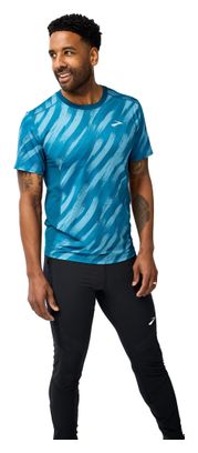 Brooks Atmosphere 3.0 Kurzarm Trikot Blau Herren