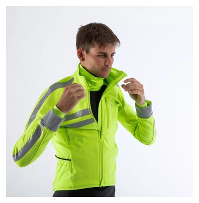 Triban RC500 Softshell Jacket Fluorescent Yellow