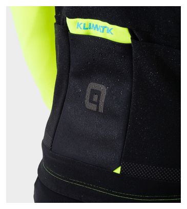 Maglia a manica lunga Alé K-Idro Nero/Giallo fluorescente
