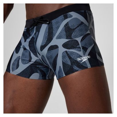 Boxer de baño para hombre Valmilton gris/negro