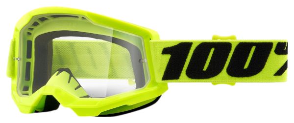 Masque 100% Strata 2 Jaune - Ecran Clear