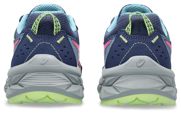 Chaussures de Trail Asics Gel-Venture 9 GS Bleu Rose Vert Enfant