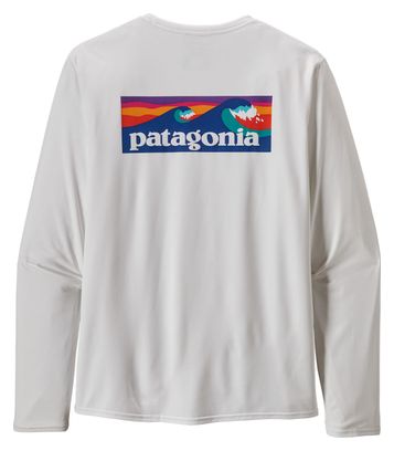 Patagonia Capilene Cool Daily Graphic Long Sleeve T-Shirt Weiß