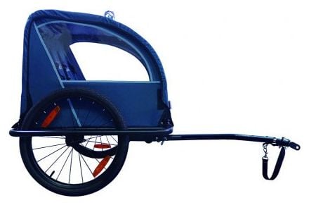 Rimorchio bici originale Steel Series 100 indaco
