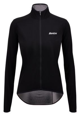 Langärmelige Damenjacke Santini Guard Nimbus Schwarz