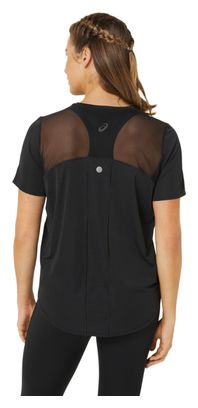 Women's Asics Road Short Sleeve Jersey Black