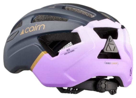 Casco Cairn Prism II Negro/Púrpura Mate