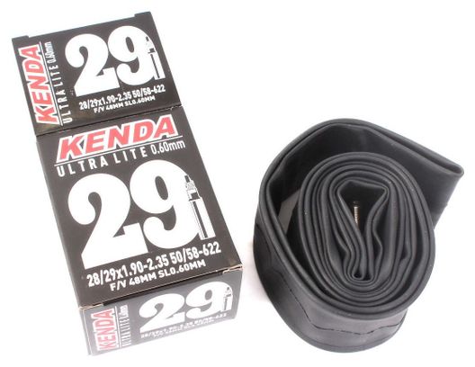 Chambre à air de vélo KENDA Ultralite 28/29 pouces x 1 9 -2 35 pouces FV