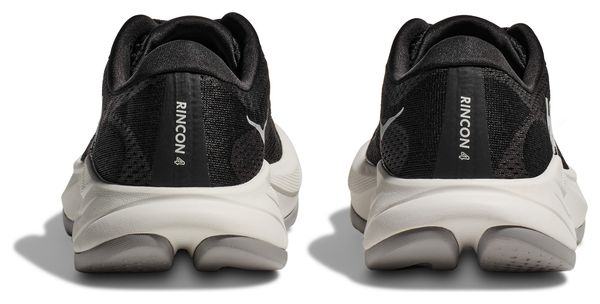 Hoka Rincon 4 Running Shoes for Men, Black/White