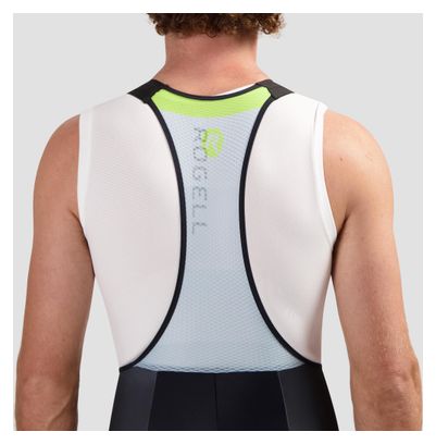 Cuissard court à Bretelles Rogelli Hero II - Homme - Noir/Bleu/Lime