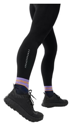 Compressport Under Control Women's Black Long Tights
