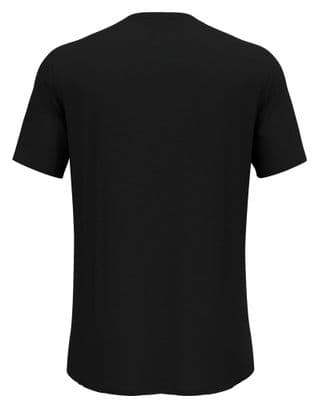 T-Shirt Technique Manches Courtes Odlo Merino Tencel Plain Noir