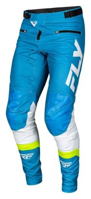 Pantalón Fly Racing Rayce Azul/Blanco/Verde Niño