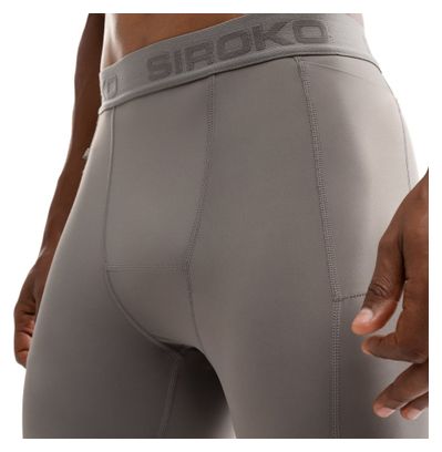 Legging sport homme Fitness Tenaz Gris