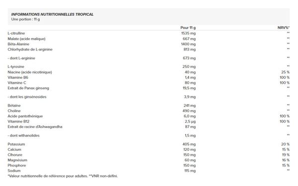 Pump Caffeine Free (330g) - Biotech Usa - Tropical - Preworkout