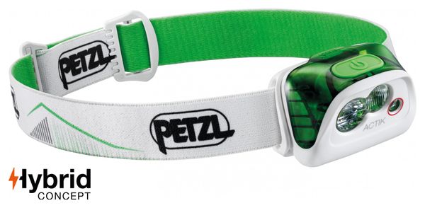Petzl Actik Front Light Green White