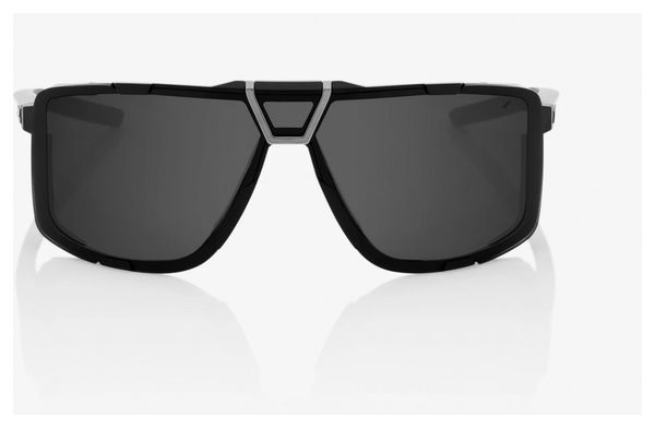 100% Eastcraft Zonnebril - Mat Zwart - Rookgrijze Glazen