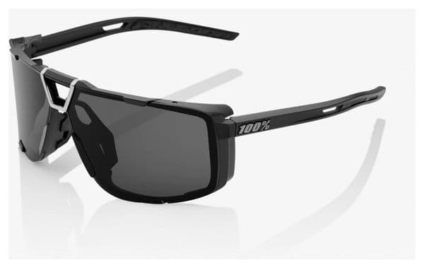 100% Eastcraft Sunglasses - Matte Black - Smoke Gray Lenses