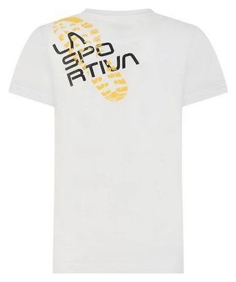 T-shirt homme footstep blanc
