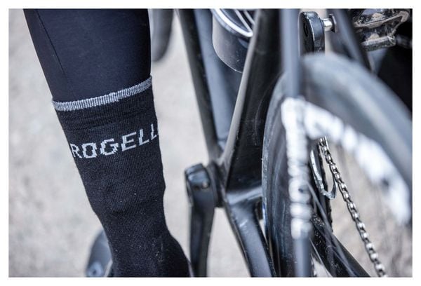 Chaussettes Velo Rogelli Wool - Unisexe - Noir/Gris/Noir