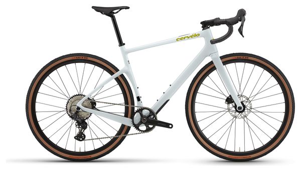 Bicicleta de gravilla Cervélo Aspero Shimano GRX 12S 700 mm Blanc 2024