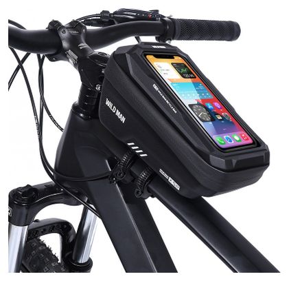 Waterproof 1L bike frame bag with phone holder WILD MAN