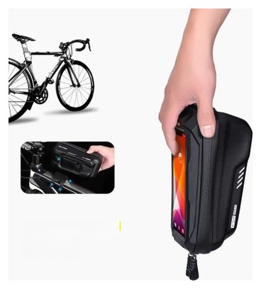 Waterproof 1L bike frame bag with phone holder WILD MAN