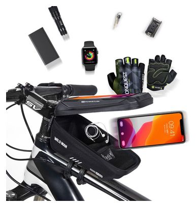 Waterproof 1L bike frame bag with phone holder WILD MAN