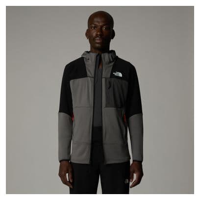 The North Face Stormgap Powergrid Grey Hooded Fleece