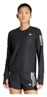 adidas Own The Run Black Women's long sleeve jersey