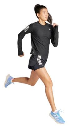 Maglia a maniche lunghe adidas Own The Run Donna Nero