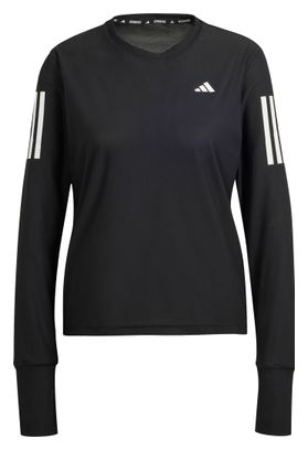 adidas Own The Run Black Women's long sleeve jersey