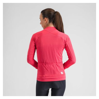 Sportful Matchy Thermal Pink Women's Long Sleeve Jersey