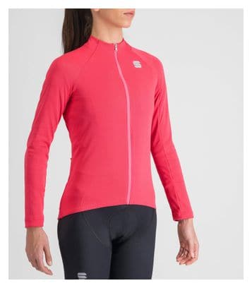 Sportful Matchy Thermal Pink Women's Long Sleeve Jersey